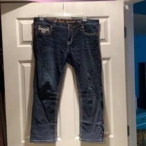 Rock revival jean crop pants